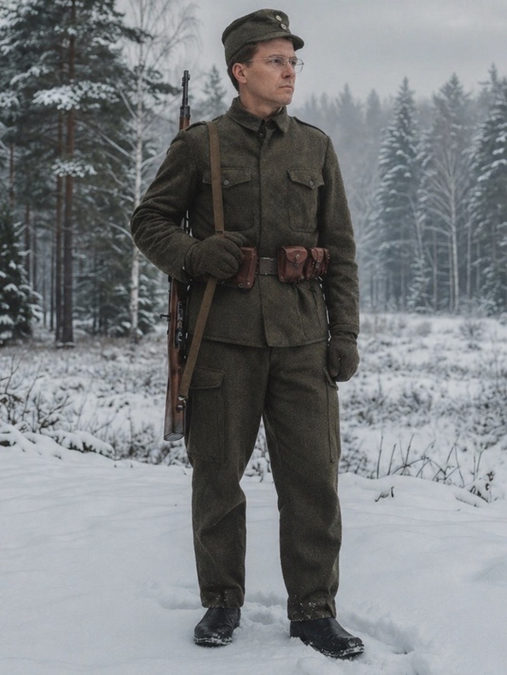 VTG 1956 Sabo Swedish Army Wool Cargo Pants C52 Vintage Military Field Trousers